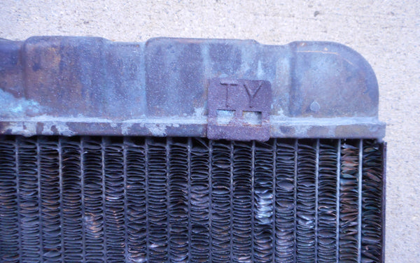 RADIATOR ,USED HARRISON 4 CORE,AUTO 65 CHEVELLE, SS MALIBU,