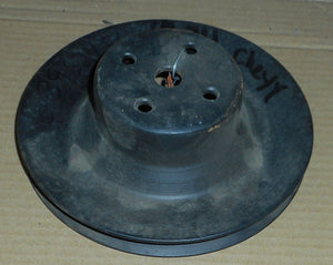 FAN PULLEY, 1 GROOVE, AC, USED, 70-78 CHEVY, 302