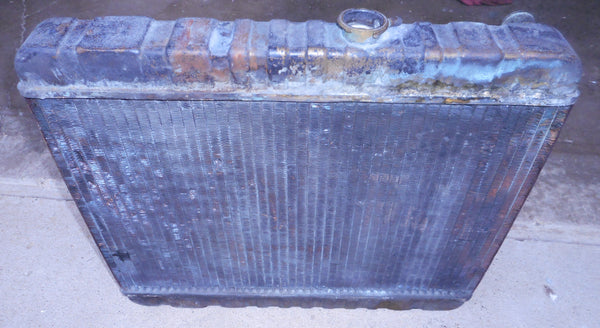 RADIATOR ,USED HARRISON 4 CORE,AUTO 65 CHEVELLE, SS MALIBU,