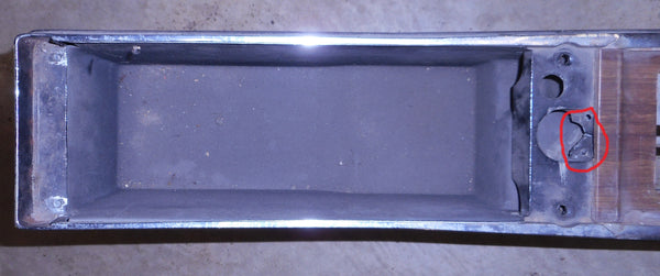 CONSOLE SHELL, AUTO, USED, 67 GTO LEMANS