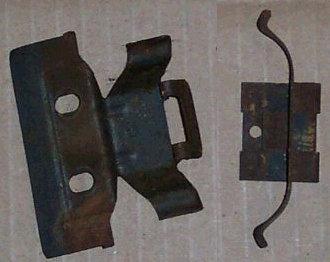 HEATER CORE MOUNTING CLIPS, NO AC, PR, 67-9 F-BODY 65-8 CH IM 68-75 NV, USED