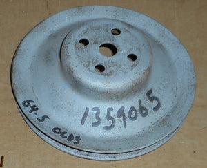 FAN PULLEY, V6, 1 GROOVE, NO AC, USED, 64-65 CUTLASS