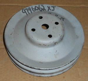 FAN PULLEY ,V8 2 GROOVE, USED 69 PONTIAC