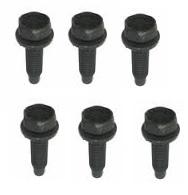 DOOR HINGE BOLT, USED, 68-81, 6 PC KIT