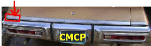 QUARTER PANEL MOLDING, CORNER, LH, 72 LE, USED