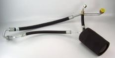 AC HOSE ASSEMBLY & MUFFLER, V8, NEW, 77-79 TRANS AM