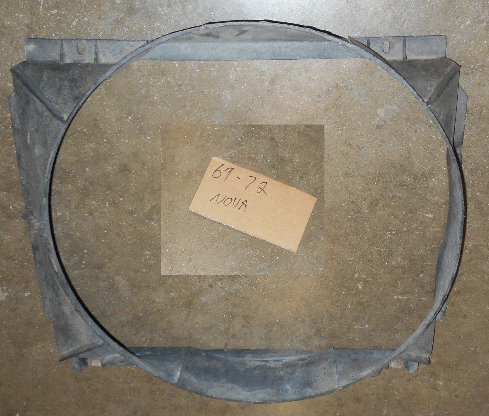 FAN SHROUD, SMALL BLOCK, USED 69-72 NOVA