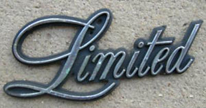 QUARTER PANEL EMBLEM (LIMITED) USED