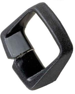 SHOULDER SEAT BELT GUIDE, RECTANGULAR, NEW, 74-76 TA CAMARO