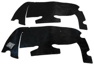 CONTROL ARM SPLASH GUARDS, NEW 67 68 CAMARO FIREBIRD