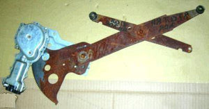 DOOR REGULATOR, LH, 79-88 A-BODY, w/MOTOR, 2 DR POWER, USED