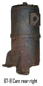CONVERTIBLE DAMPENER, REAR, RH, 67-8 CA, 67 FB, VIBRATION DAMP, USED