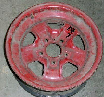 WHEEL RIM, SS II, 14X7, 70-75 OLDS, BARE RIM, BOLT ON CAP, MJ, USED