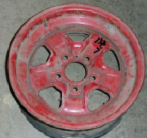 WHEEL RIM, SS II, 14X7, 70-75 OLDS, BARE RIM, BOLT ON CAP, MJ, USED