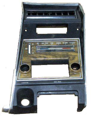 DASH PANEL BEZEL ,USED RIGHT 73-7 CUTLASS,