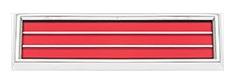 DOOR PANEL REFLECTOR ,RED NEW 65 IMPALA
