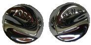 Pair Of Chrome Door Lock Knobs For 1967 Ford Mustang, Falcon, Bronco – AC BD044a