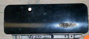 DASH GLOVE BOX DOOR, USED 64-67 GTO