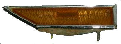 FRONT MARKER LIGHT, LH, 70-2 442 CU, CHROME, USED