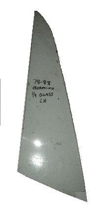 QUARTER GLASS, LEFT, TINTED, USED