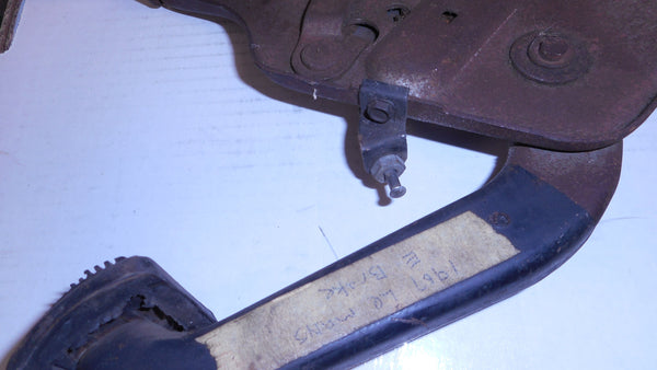 PARK BRAKE LIGHT SWITCH BRACKET ,USED 65-7 GTO