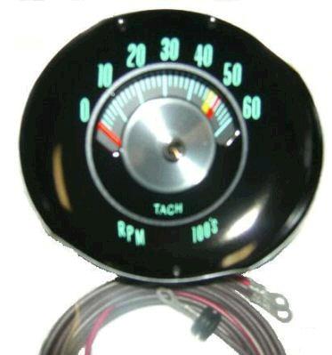 DASH TACH, 5K TO 6K REDLINE, NEW 64 65 CHEVELLE