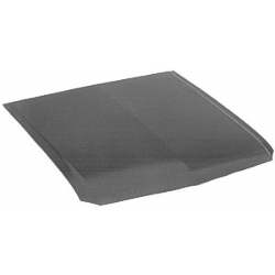 HOOD PANEL, FLAT STANDARD, STEEL, REPRO, 64-66 MUSTANG