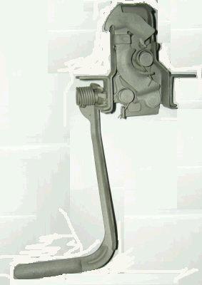 HOOD LATCH, w/HANDLE, 68 FB, USED