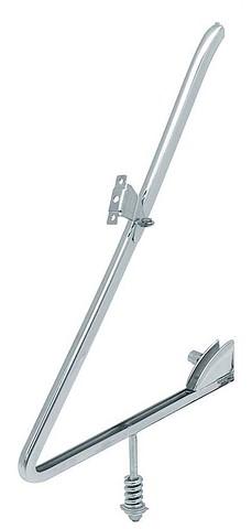 VENT GLASS ,CHROME FRAME, LEFT NEW 62-67 NOVA