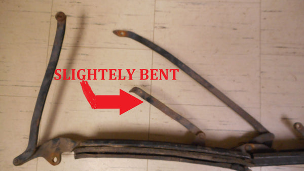 CONVERTIBLE TOP FRAME RAIL ,FRONT RIGHT USED 68-72 A-BODY