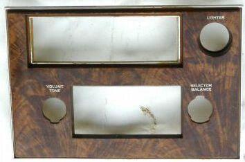 RADIO BEZEL, USED, WOODGRAIN, 78-83 REGAL