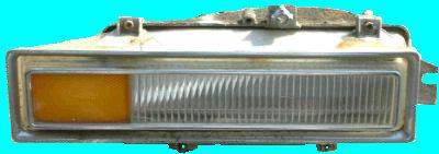 CORNERING &  MARKER LIGHT ASSEMBLY, R, 75-8 ELDO, ON FENDER, USED