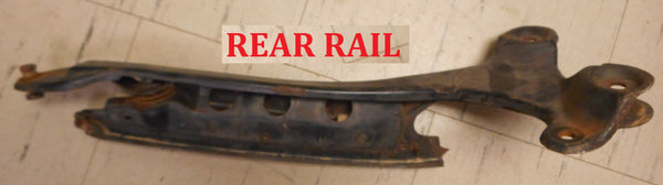 CONVERTIBLE TOP FRAME RAIL ,LEFT REAR ,USED 68-72 A-BODY
