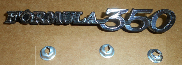FENDER EMBLEM , "FORMULA 350 " NEW, 71