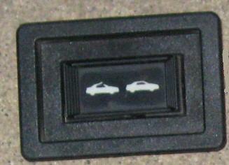 CONVERTIBLE TOP SWITCH, USED  89-92 CAVALIER  SUNFIRE