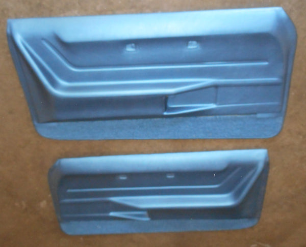 DOOR PANELS, DELUXE, MEDIUM BLUE, NEW, 68 CAMARO