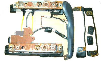 POWER SEAT TRACK, LH, 93-02 F-BODY, ASSEMBLY, DRIVER BUCKET, 6 WAY, USED