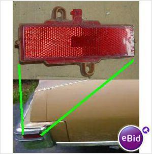 REAR MARKER LIGHT, 78-80 GP, USED