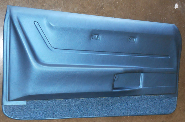 DOOR PANELS, DELUXE, MEDIUM BLUE, NEW, 68 CAMARO