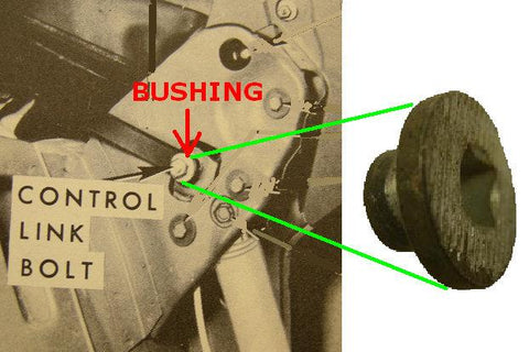 CONVERT TOP PIVOT BUSHING ,SERRATED SQUARE HOLE