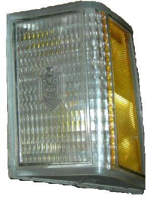 PARK LAMP OR LENS, LH, USED, ON CORNER MARKER LIGHT