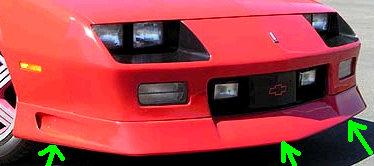 FRONT SPOILER, 91-2 CA Z28, USED