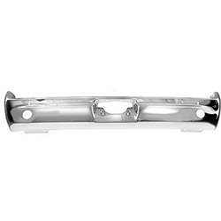 REAR BUMPER, NEW, CHROME, STEEL, 66 GTO LEMANS