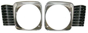 HEADLIGHT BEZELS , NEW PAIR 68 NOVA