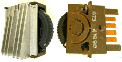 DASH LIGHT DIMMER SWITCH, 94-6 CA, FOR CARS WITH FOG LIGHTS, USED