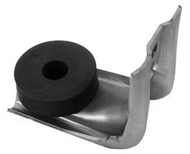 DOOR GLASS STOP, LOWER, FRONT, NEW, 70-72 GM A-BODY