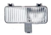 FRONT PARK & TURN SIGNAL LIGHT, LEFT SIDE,  CLEAR, NEW