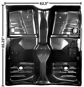 FLOOR PAN, 3/4 FULL, NO BRACES, 61-64 IMPALA