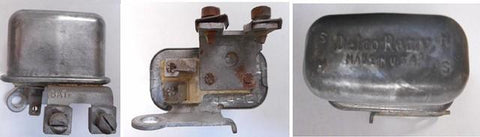 HORN RELAY, STAMPED 824, REMY, USED, ORIGINAL