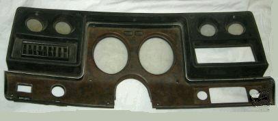 DASH BEZEL ,FOR ROUND GAUGES,USED 73-77 MONTE CARLO